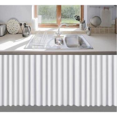 Imagem de Cortina para pia de cozinha/balcao 2,80x0,80 - J&C ACESSÓRIOS PARA COR