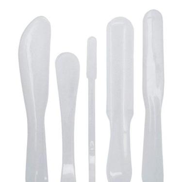 Imagem de Kit com 5 Espátulas Auxiliares Plásticas Para Estética - Aplicação Más