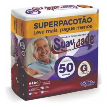 Imagem de Fralda Suavidade Pacote Super Geriátrico , G c/50
