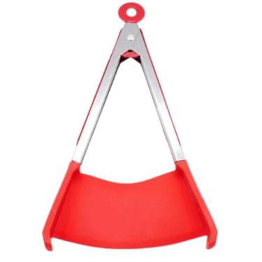 Imagem de Espátula Pegador De Alimentos Inteligente Silicone 2 Em 1 - Boni,  Ver