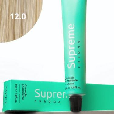 Imagem de Coloração Supreme Chroma 12.0 Loiro Claríssimo 50gr Vizet