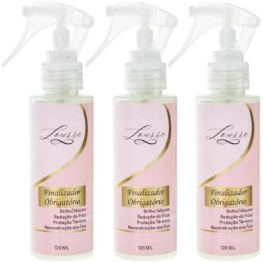 Imagem de Kit 3 Finalizador Obrigatório Brilho e Maciez 120ml Lourre