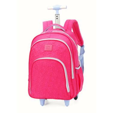 Imagem de Mochila Com Rodinhas Up4You Matelassê MC47452UP, Vinho