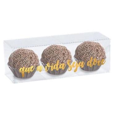 Imagem de Caixa Clean 3 Doces Ouro 12 x 4 x 4cm - 10 unidades - Cromus