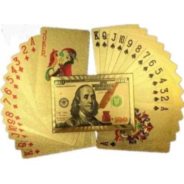 Imagem de Baralho modelo Dourado Ouro jogos de mesa - ZEM