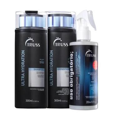 Imagem de Kit Truss Ultra Hydration - Shampoo 300ml + Condicionador 300ml + Uso 