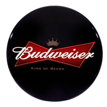 Imagem de Luminoso de Parede Cerveja Budweiser Retrô Vintage para Bar, Garagem, Churrasqueira, Espaço Gourmet