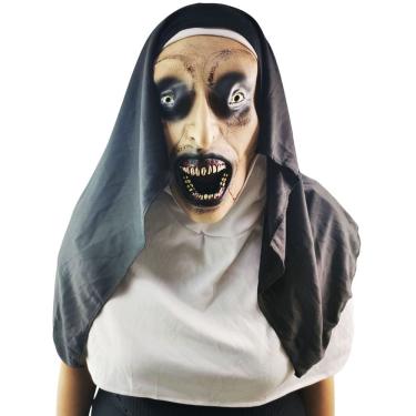 Imagem de Mascara Freira Realista Latex Festa Evento Hallowen Carnaval Susto Terror Horror