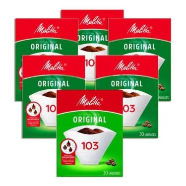 Imagem de Coador De Café De Papel Filtro Melitta N103 Kit 3, Coador de café de p