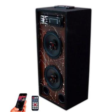 Imagem de Caixa Pintada Falante 6 Jbl Radio Bluetooth Usb - OESTESOM