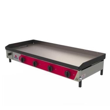 Imagem de Chapa Bifeteira A Gás Progás PR-1200G STYLE 6,3mm Para Lanches Em Aço 