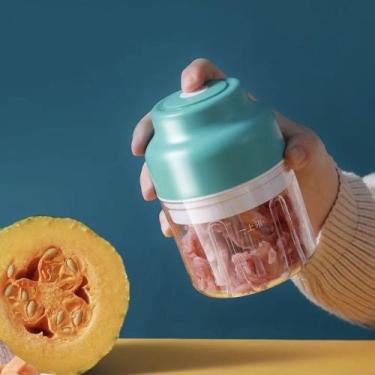 Imagem de Mini Processador Triturador De Alimentos Elétrico 2 Lâminas - 100ML - 