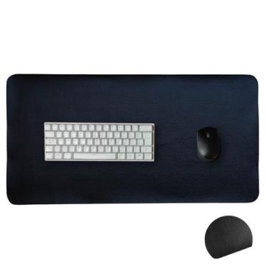 Imagem de Mouse Pad Gamer Sintético 40x30 Médio Base Emborrachada Preto Resisten
