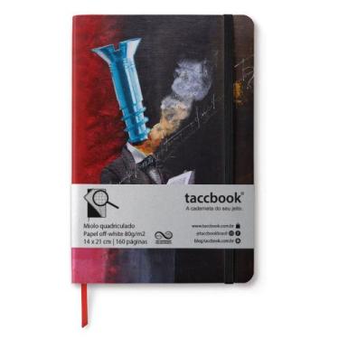 Imagem de Caderno Quadriculado taccbook Abraham Lincoln 14x21 Flex