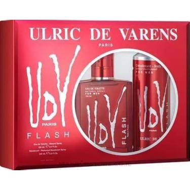 Imagem de Kit udv flash 100 ml edt + deodorant perfumado 200ml - ULRIC DE VARENS
