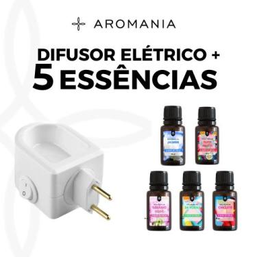 Imagem de Aromatizador Difusor Elétrico Aromaterapia + 5 Essências 15ml - Person