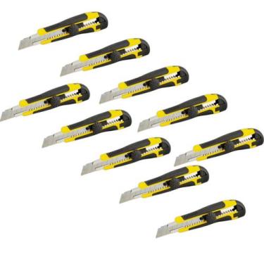 Imagem de Kit Estilete Largo ES218 18mm - VONDER, 10 peças