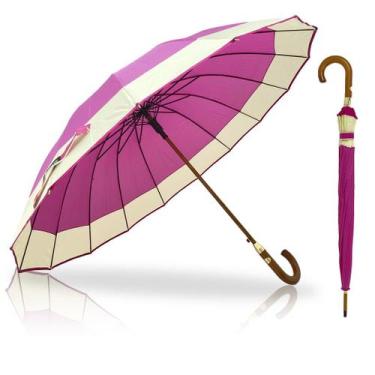 Imagem de Guarda Chuva Portaria Grande Automático 16 Hastes Reforçado  2070 - FP