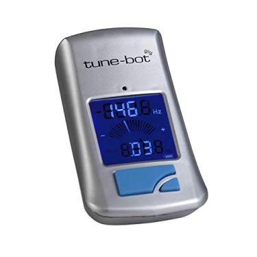 Imagem de Afinador de bateria digital com clipe de encaixe de bateria Overtone Labs Tune-Bot com visor LCD retroiluminado para baterias acústicas