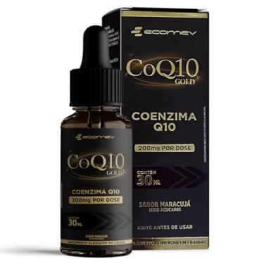 Imagem de Coenzima Q10 200Mg Pura Em Gotas Sublingual 30ml Ecomev - Sabor Maracuja
