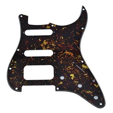 Imagem de Dopro Suporte de captador Humbucking com 3 parafusos Strat HSS para guitarra American Fender Stratocaster Dark Tortoise