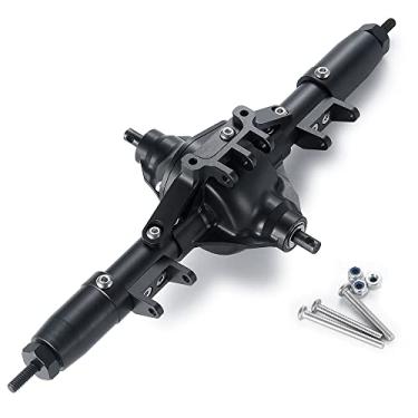 Imagem de MORLORDY SCX10 Axles Set - CNC Front Middle Rear Complete Portal Axles Set for 1/10 RC Crawler Cars Axial SCX10 Upgrade Parts (Middle Axles)