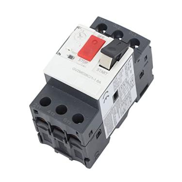 Imagem de Disjuntor do Motor ABS Botão Controle Interruptor de Partida do Motor Proteção contra Curto-circuito AC690V 50 60Hz 35mm Montagem Em Trilho para Prédio de Escritórios (GV2-ME06C