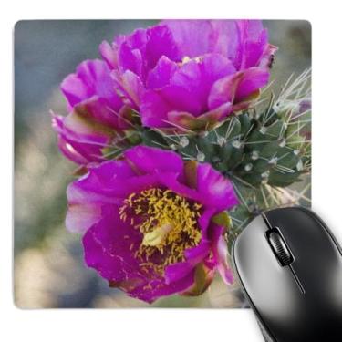 Imagem de 3dRose Mouse pad de 20 x 20 x 0,63 cm, Novo México, árvore de cacto cholla suculenta (mp_92990_1)