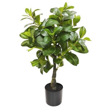 Imagem de Planta Artificial Agrião Real Toque Verde no Pote Decorativa 69cm