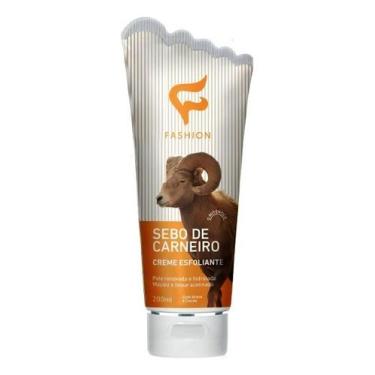 Imagem de Creme Massageador Esfoliante Sebo De Carneiro Com Ureia Fashion 200ml 