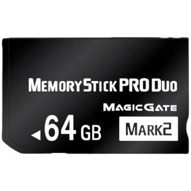 Imagem de Memory Stick Pro Duo MARK2 original de 64 GB - Desempenho de alta velocidade, compatível com PSP e acessórios de câmera