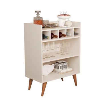 Imagem de Aparador Intense Buffet Adega Sala/cozinha 5 Garrafas Cantinho do Café