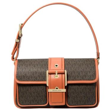 Imagem de Michael Kors Bolsa de ombro média Colby, Ponche laranja, One Size