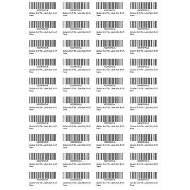 Imagem de 40-UP Etiquetas FBA Impressoras a laser/jato de tinta perfeitas para adesivos de código de barras código ASIN FNSKU etiquetas adesivas brancas autoadesivas 52,5 mm x 29,7 mm papel A4 4000 etiquetas (fosco, 40-UP)