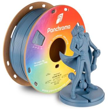 Imagem de Polymaker Filamento de impressora 3D Panchroma CoPE, filamento de impressão 3D azul pedra 1,75 mm 1 kg, imprime melhor do que PLA, permite impressão de alta velocidade, compatível com a maioria das