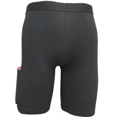 Imagem de Bermuda Térmica COM BOLSO Masculina Segunda Pele Compressão Proteção U