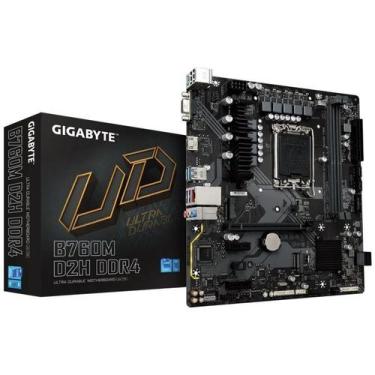Imagem de Placa Mãe Gigabyte B760M D2H DDR4 LGA1700 2xDDR4 Chipset Intel B760 Ex