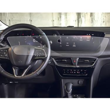 Imagem de SXCY 2 peças para protetor de tela 2024 2025 Buick Encore GX 2024 2025 Encore GX 27.9 cm Navigation + tela sensível ao toque do painel de 20.3 cm (Nano 4H)