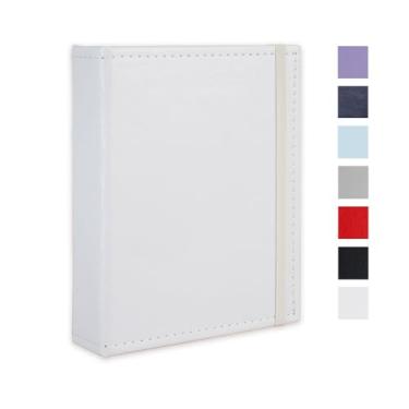 Imagem de Cherrich Álbum de Fotos Pequeno 5X7 52 Bolsos Capa de Couro Livro de Fotos Contém Fotos 5X7 para Casamento, Bebê, Família, Formatura