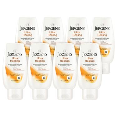 Imagem de Loção Hidratante Jergens Ultra Healing para mãos e corpo 240mL x8