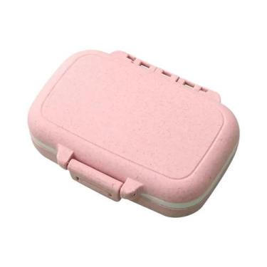 Imagem de Portátil Mini 3 Grades Organizador De Comprimidos Semanal Caso De Arma