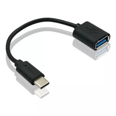 Imagem de Cabo Adaptador OTG TIPO C USB 3.0 Rápida para Celular Tablet - CMR