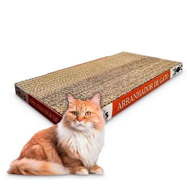 Imagem de Arranhador Papelão Afiador Unha Anti Stress Gato - Lillos Pet