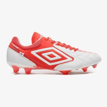 Imagem de Chuteira Campo Umbro Adamant Master Class Pro England - Vermelha+Branc