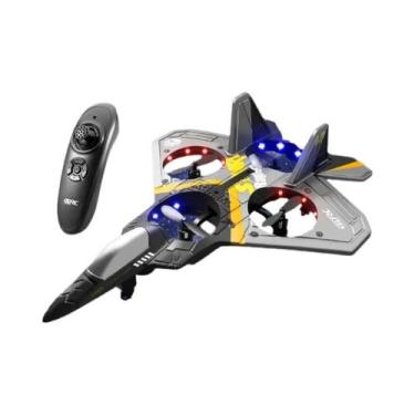 Imagem de Crianças RC Avião V17 24G Controle Remoto Lutador Hobby Avião Planador