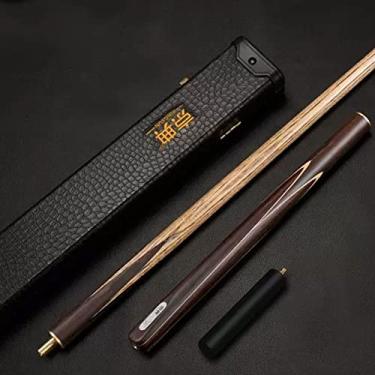 Imagem de LUZTOL Tacos de sinuca de bilhar taco de sinuca taco de sinuca taco de sinuca taco de sinuca pequeno taco de mesa chinês oito taco de sinuca preto 8 (cor: 4, tamanho: 11,5 mm)