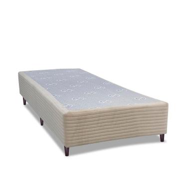 Imagem de Base Box para Colchão Solteiro Cama inBox Livity 38x88x188cm - Bege