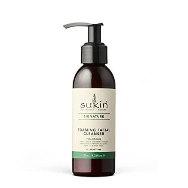 Imagem de Sukin Bomba De Limpeza Facial Espumante, Gel De Limpeza Suave Com Chá Verde, Aloe Vera E Camomila Para Purificar, Acalmar E Firmar A Pele, 4,23 Fl Oz