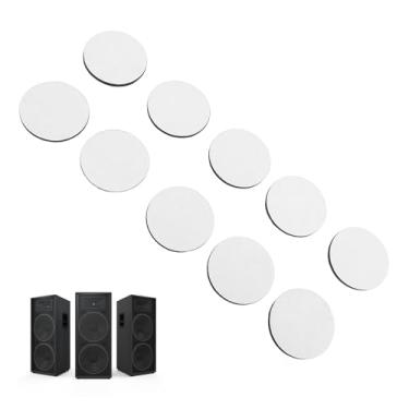 Imagem de Almofadas de Isolamento de Alto-falantes de 50pcs, EVA Espuma de Espuma Anti-vibração Não-esquioso Pesquisa de Isolamento Com Adesivo para Alto-falantes/barras de Som/CD