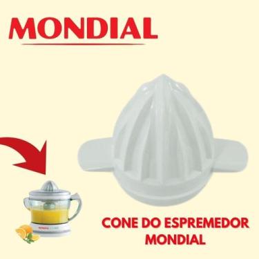 Imagem de Cone Para Espremedor de laranja Mondial Turbo Maior Branco